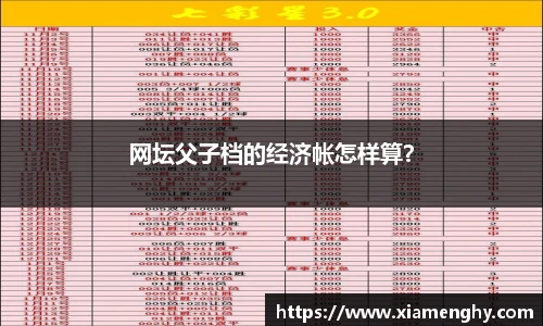 网坛父子档的经济帐怎样算？